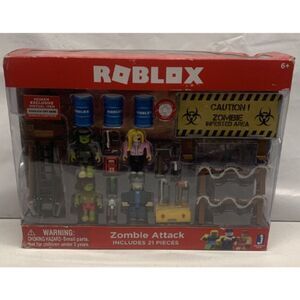 Roblox 10761 Zombie Attack Large 21 Pieces Playset For 6 Years and Up F35